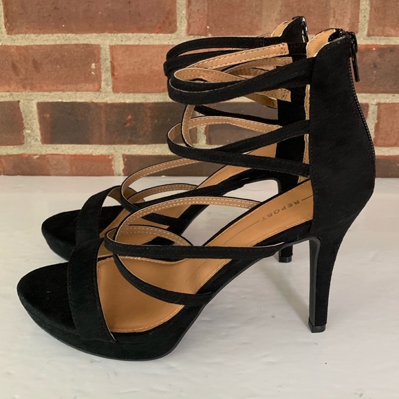 report strappy sandals